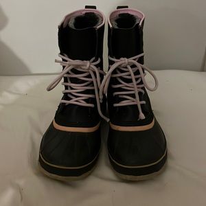 SOREL waterproof Women's NL1330-010 1964 Premium Boots US 10 Black winter Boots